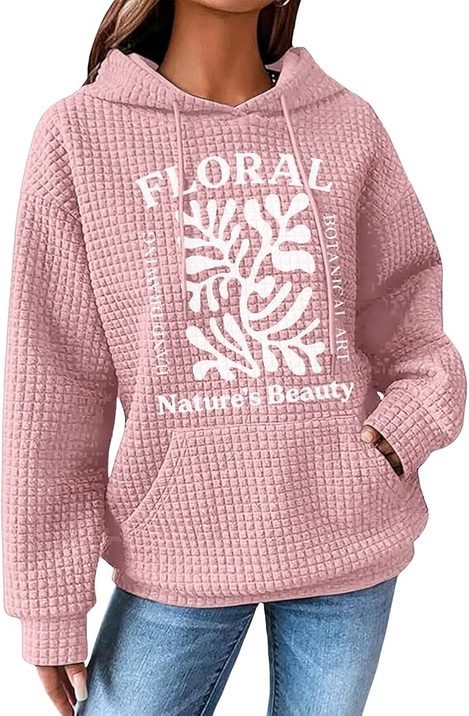 Womens Fashion Floral Print Hoodies 16