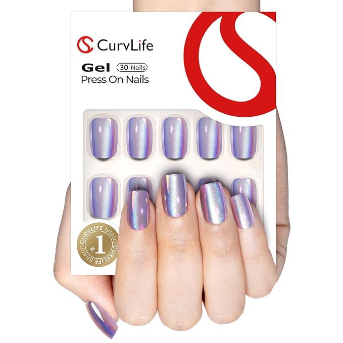 chrome cat eye nails