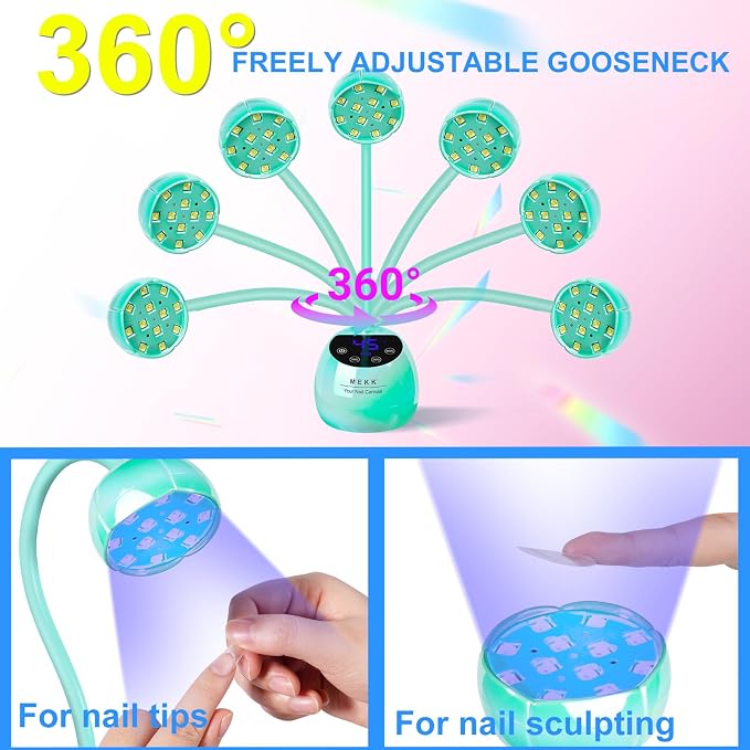 A-nail lamp-glazed blue