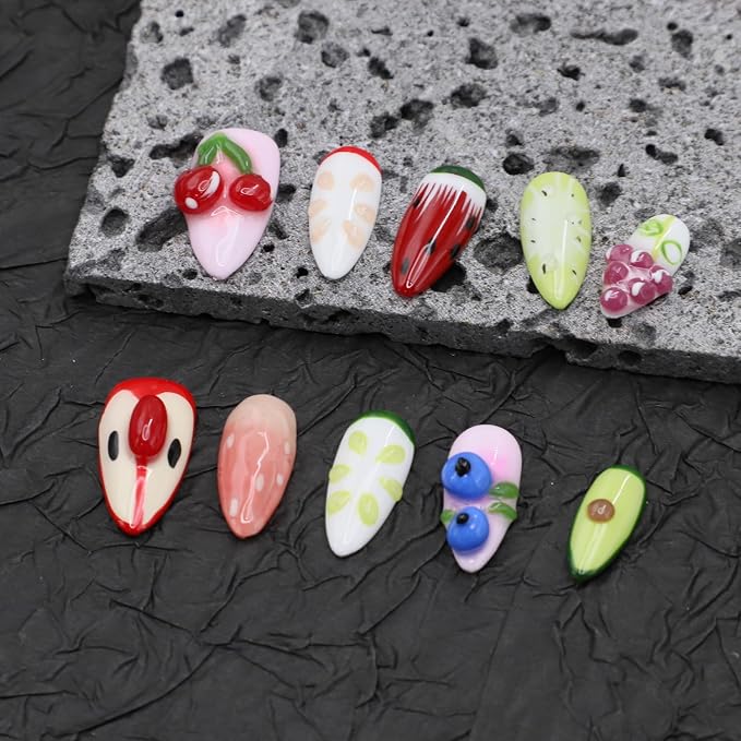 Handmade Almond Nails 37