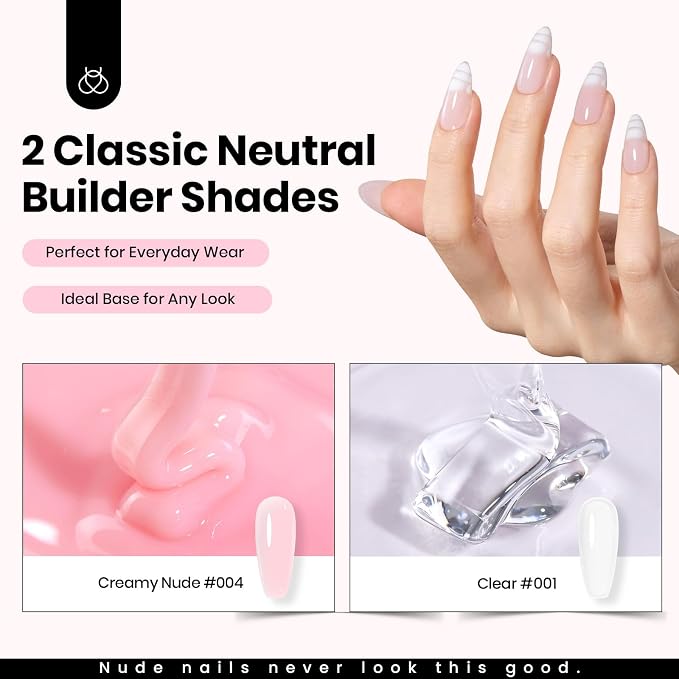 Clear & Jelly Pink