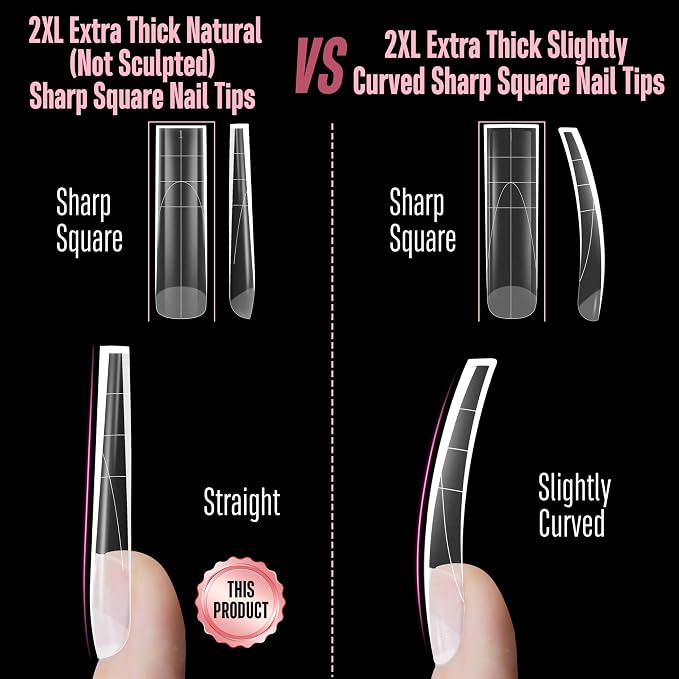 XXL Square Natural Extra Thick