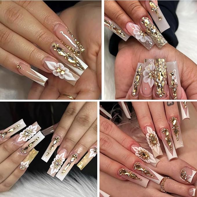 Champagne Nail Rhinestones