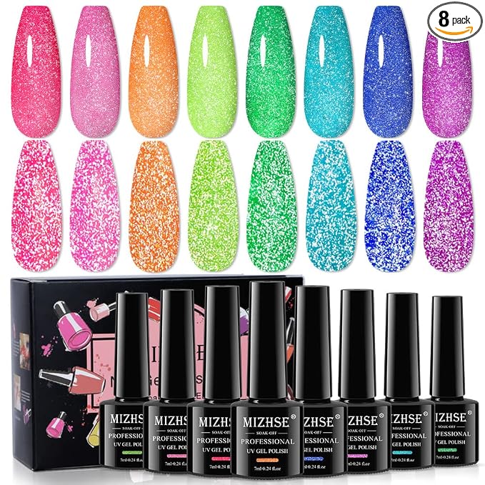 A-Neon Reflective Glitter Gel