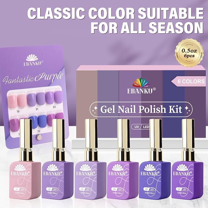 6 Colors-Purple Series