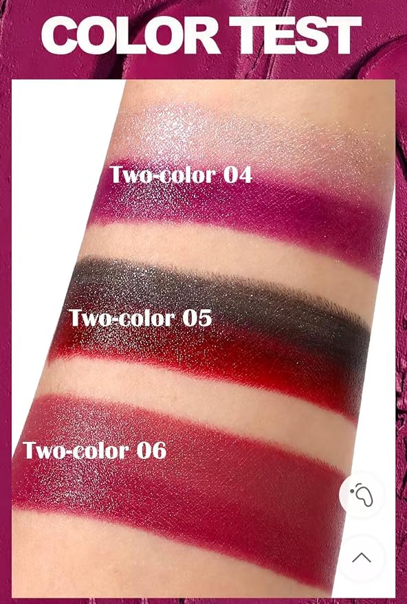 3 dual-color lipsticks
