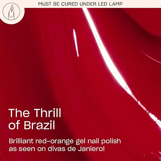 The Thrill Of Brazil | Opaque Bright Warm Red-Orange