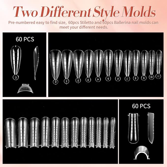 Poly Extension Gel Nail Kit-Nude