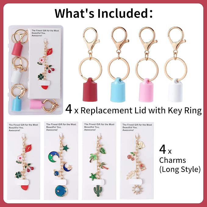 4 Accessory Charms (Long Style)