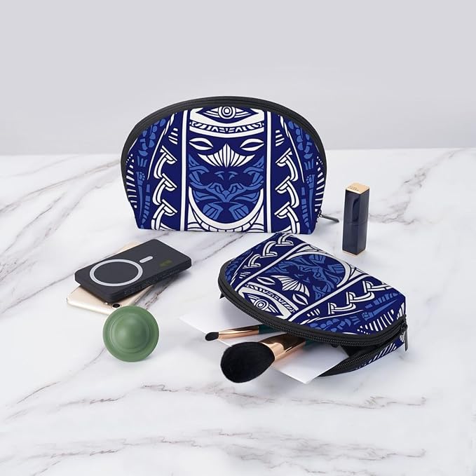 Blue Polynesian Maori Tribal Pattern