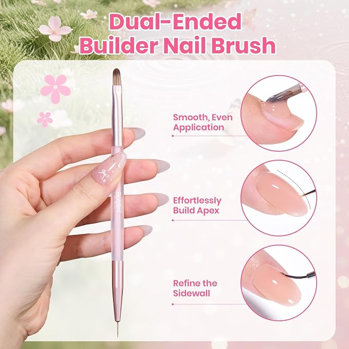 6 Colors Builder Gels with Nail Tips