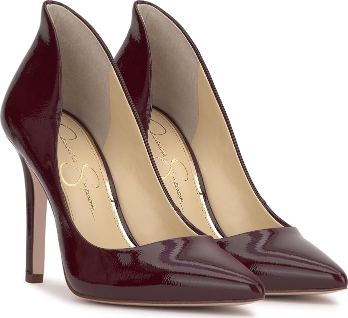 Dark Cherry Crinkle Patent