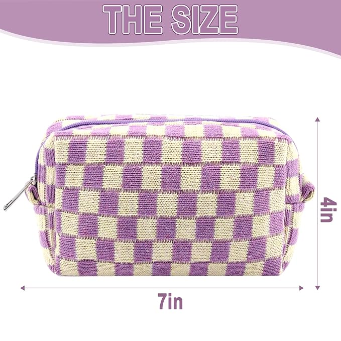 Checkered 6Pcs M Mixed Colors