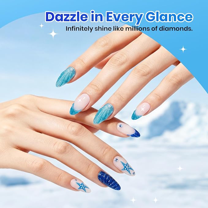 D - Flakie | Blue | Glacier Diamond