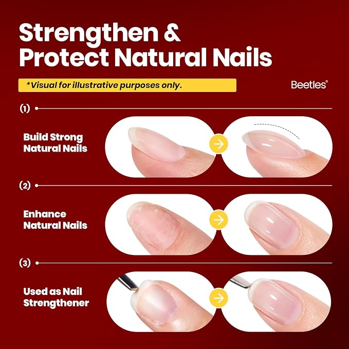 B5-HEMA Free|White Red Glitter