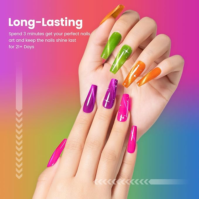 Neon Ice Cat Eye Set