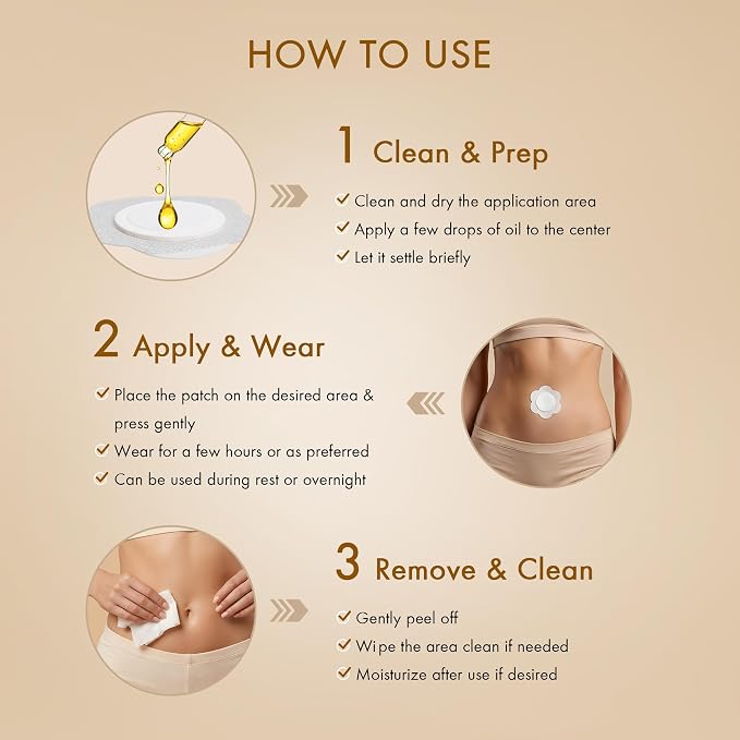 Castor Oil with Patches