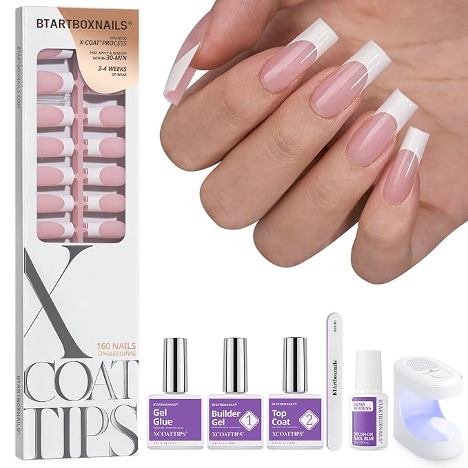 01-Pink Base-Long Square-Kit
