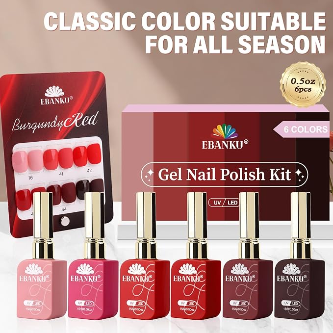 6 Colors-Red Series
