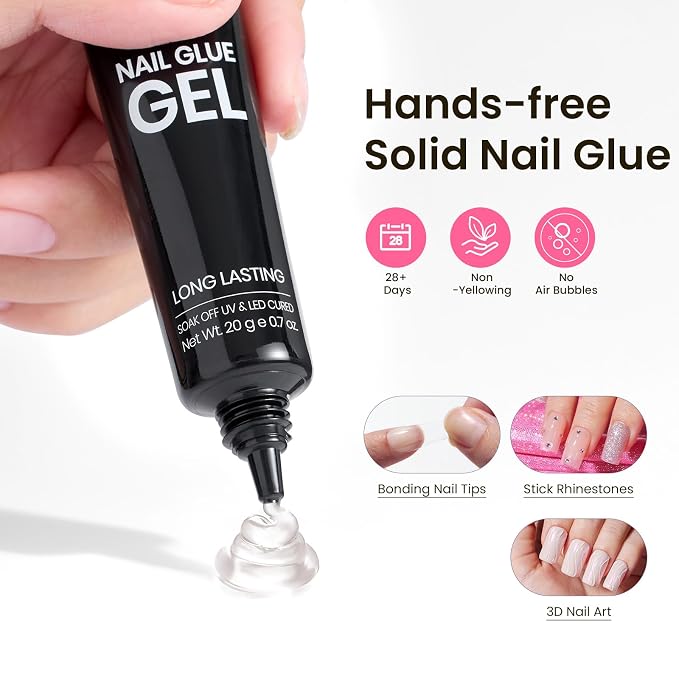 2 - Tipex Nails Kit | Short Square | 224