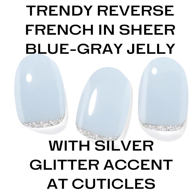 Teeny Blue Reverse French
