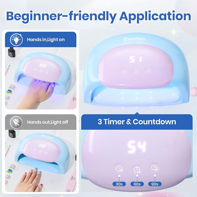 Z-UV Nail Lamp for Hands & Feet Candy Blue