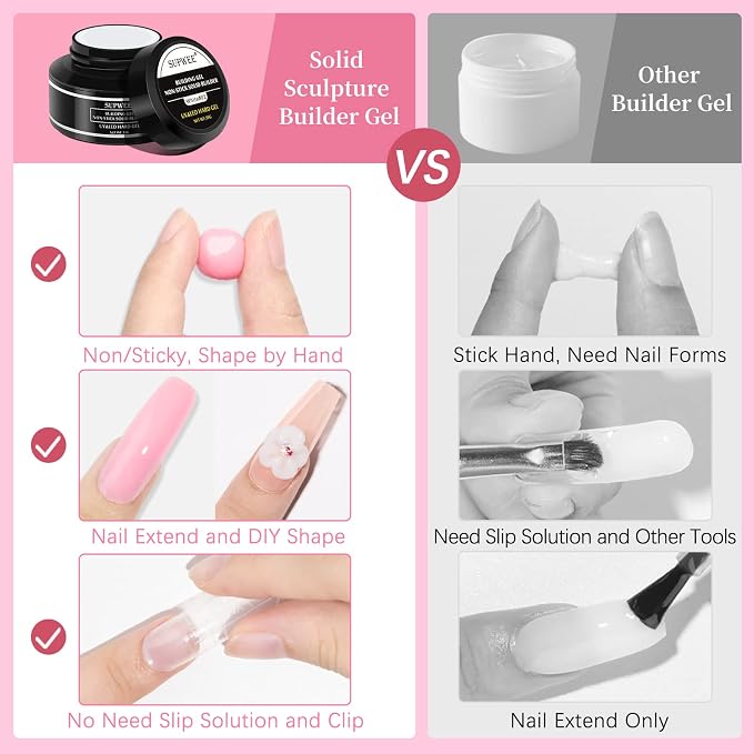 Clear&White&Pink