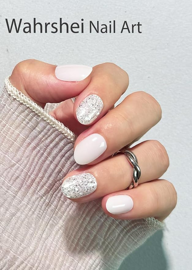 Milky White Glitter
