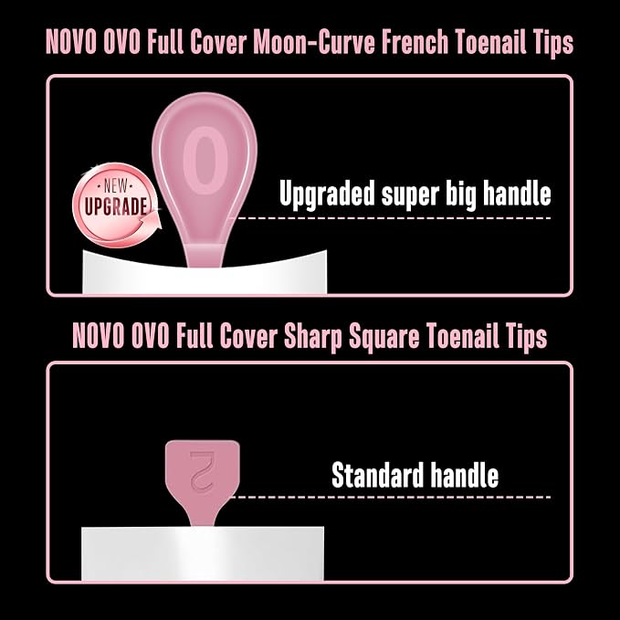 Short Sharp Square Toe Nail Tips with Moon Curve White French Tip Berry Pink