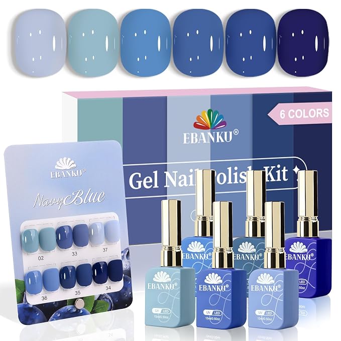 6 Colors-Blue Series