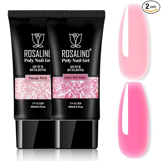 Peael Pink & Dark Hot Pink