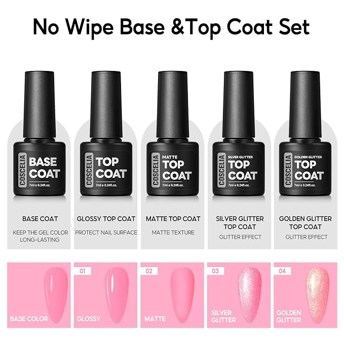 35 Colors & 5pc Top Base coat ( Party Time)