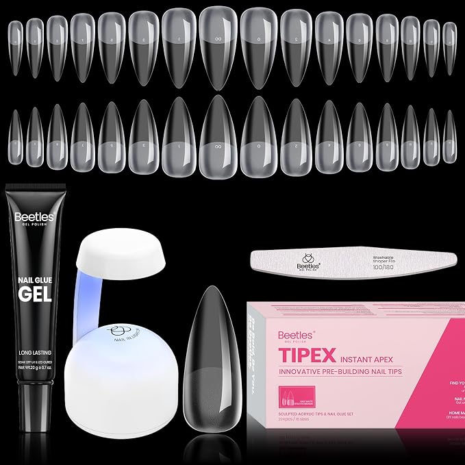 3 - Tipex Nails Kit | Short Almond | 224