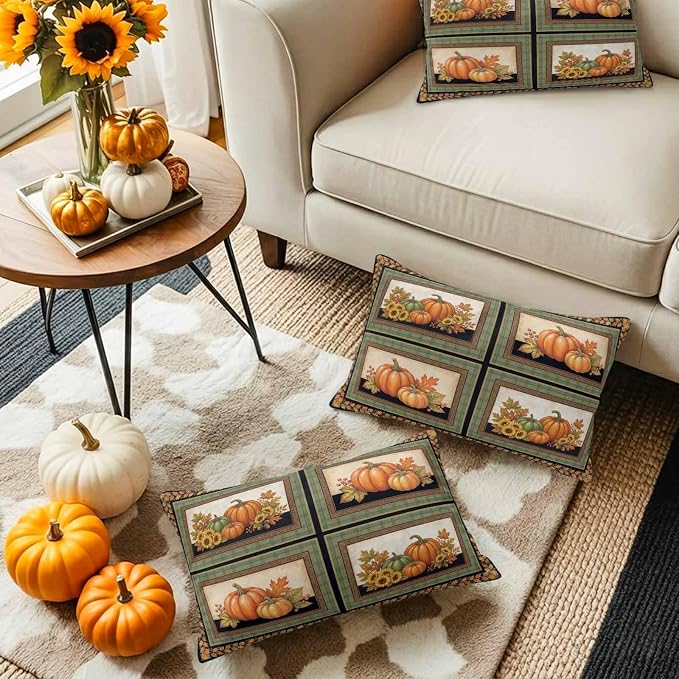 Sage, Pumpkin, Cream Beige, Amber
