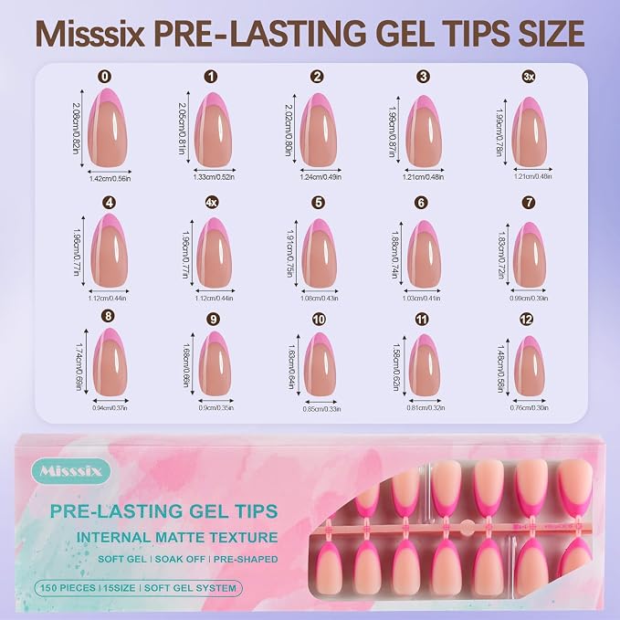 A-Medium Almond nail kit