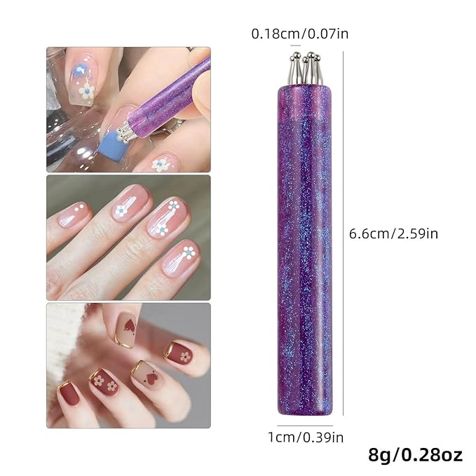 3pcs Purple