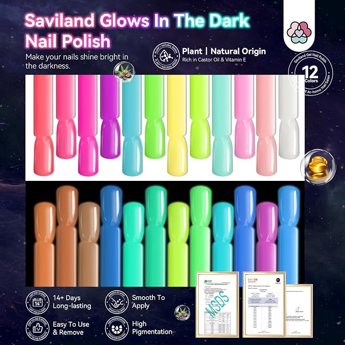 B1-Glows in the Dark Nail Polish