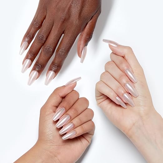 Throw Me a Kiss | Iridescent Beige Pink