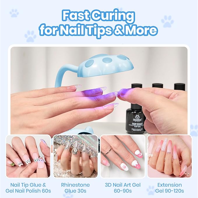 Blue Meowgic BluePurr Mini UV Nail Lamp