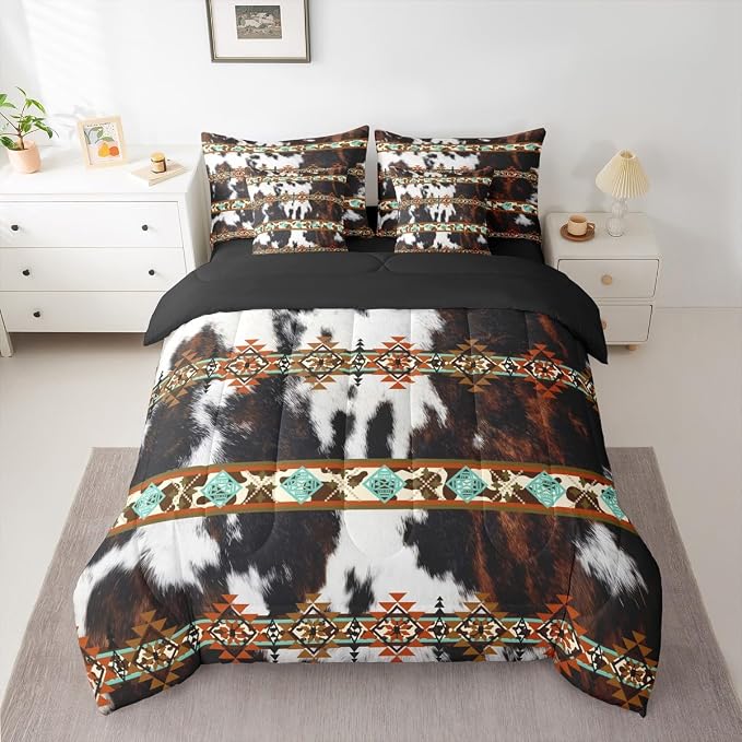 White,black,brown,teal,orange