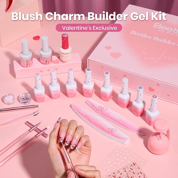 Builder Nail Gel Kit-Blush Charm