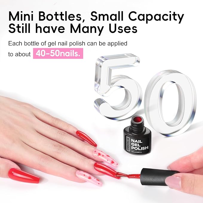 35 Colors & 5pc Top Base coat (All Seasons)