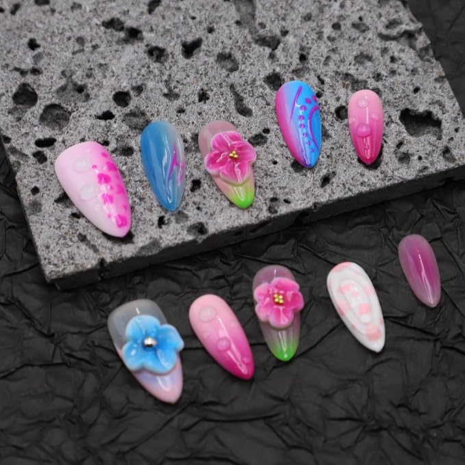 Handmade Almond Nails 40