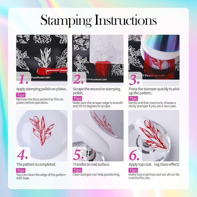 stamping polish neon colors