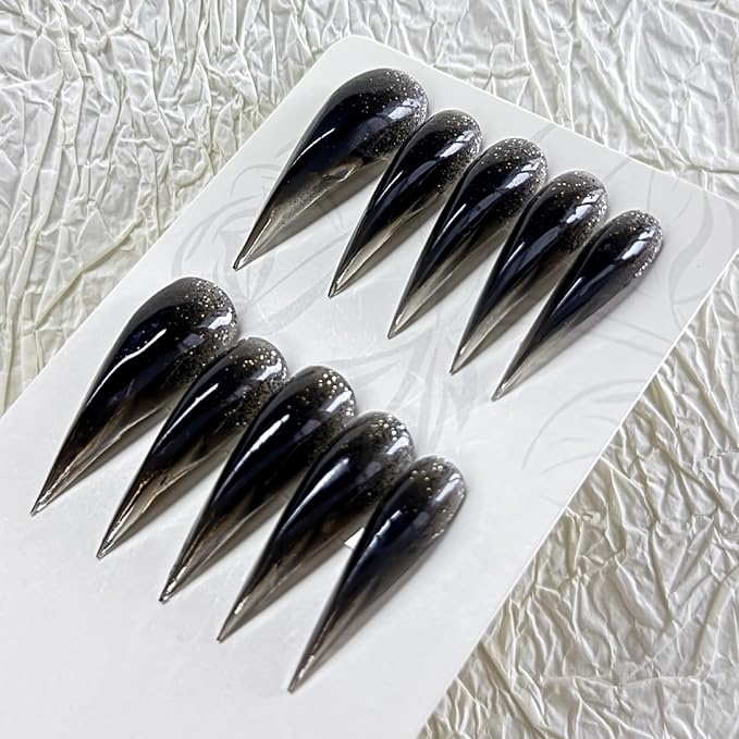 Glitter Black Long
