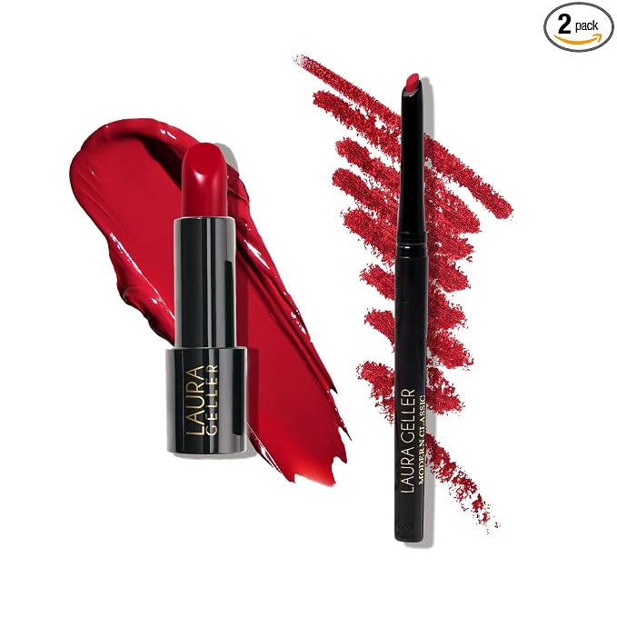 01 Red Radiance Lipstick + Ritzy Red Lip Liner