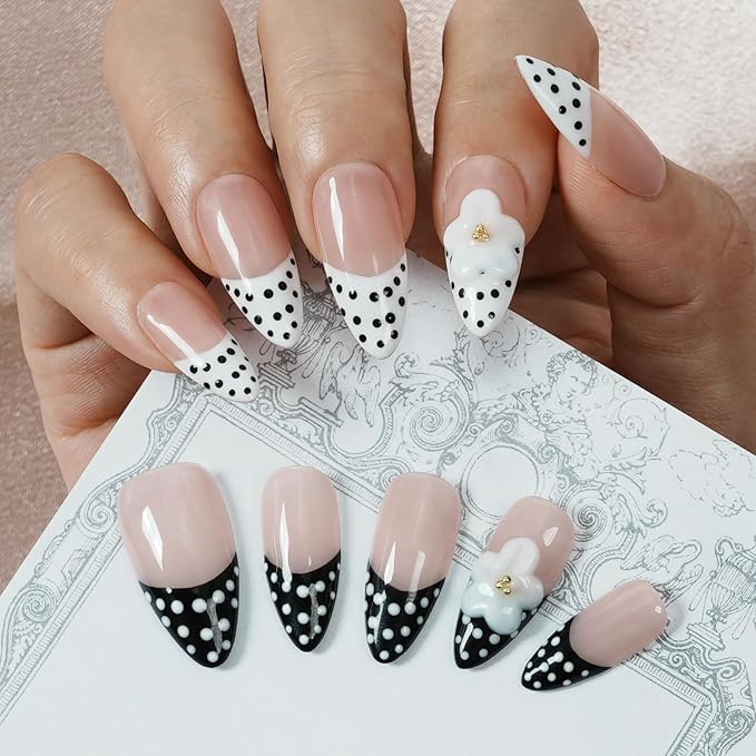 Pink Polka Floral Rhyme