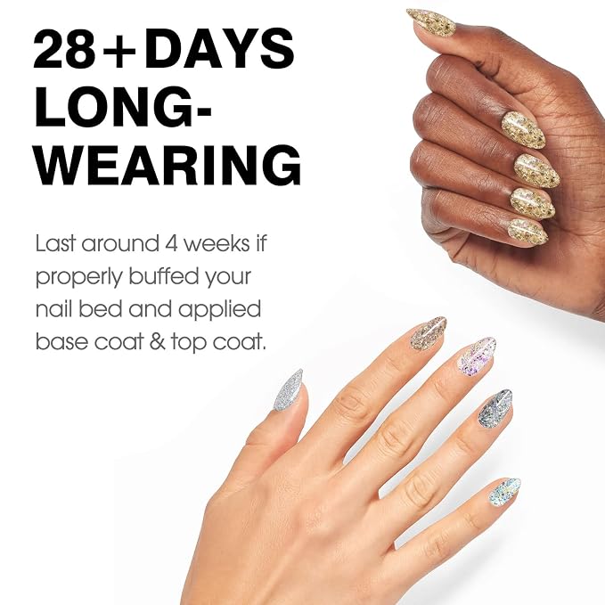 Amber Silver Gold Glitter Set-Lk