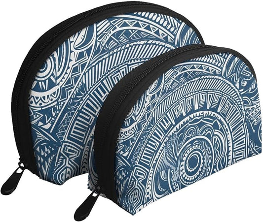 Blue Polynesian Maori Tribal Pattern