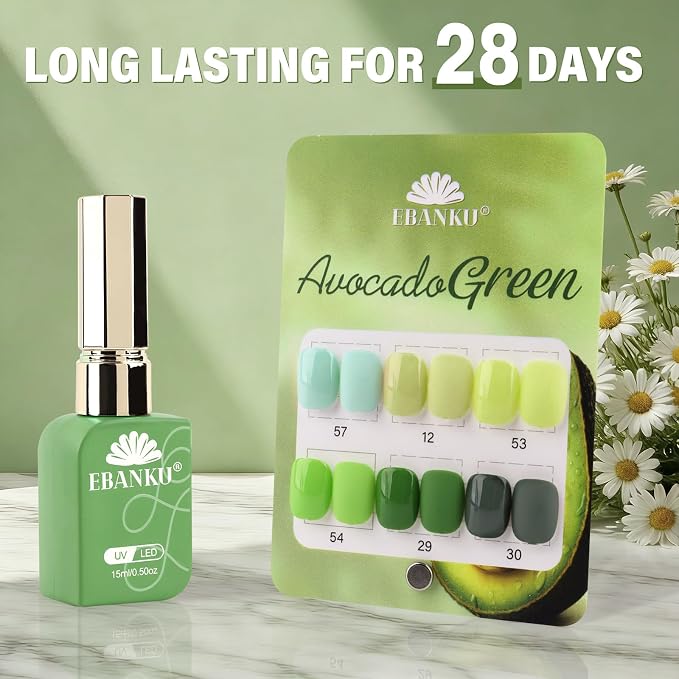 6 Colors-Green Series